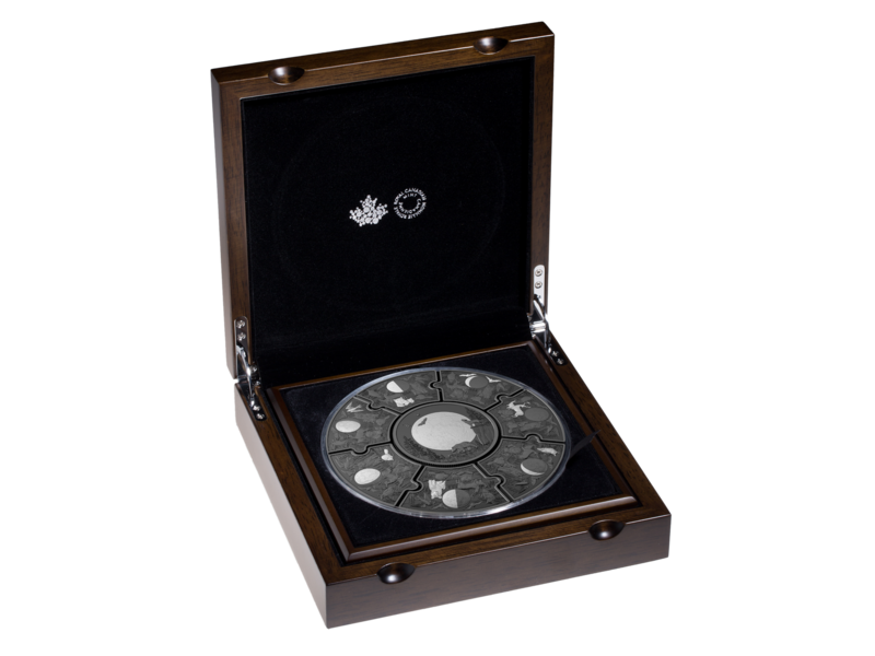 Monnaie Royale Canadienne Fine Silver Puzzle Coin Set - Moon Phases