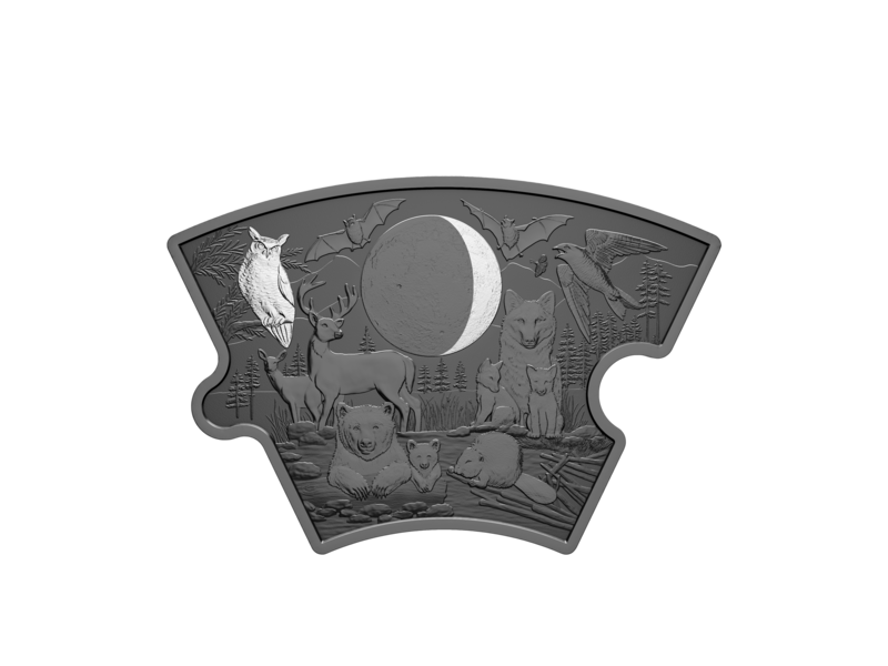 Monnaie Royale Canadienne Fine Silver Puzzle Coin Set - Moon Phases