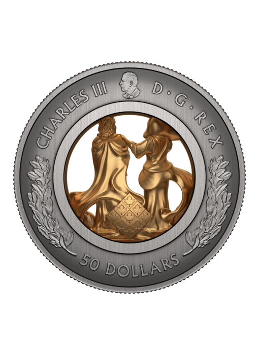 $50 Fine Silver Coin – Allegories of Justice and Truth