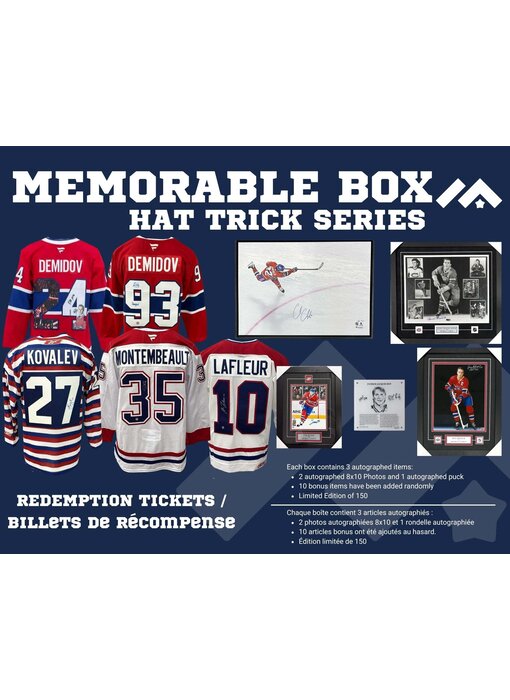 Memorable Box Hat Trick - Montreal Canadiens Edition SERIES 4