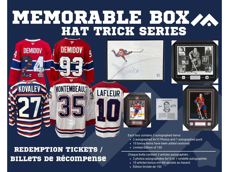 Memorable Box Hat Trick - Montreal Canadiens Edition SERIES 4