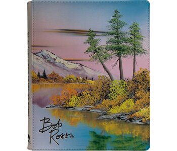 Ultra Pro Zip Binder Pro 9pkt Bob Ross Mighty Mountain Lake