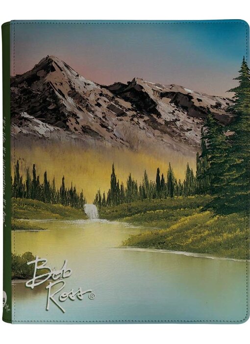 Ultra Pro Zip Binder Pro 9pkt Bob Ross Mountain Retreat