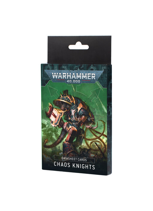 Datasheet Cards Chaos Knights (English) (PRE ORDER) (Release June 21)