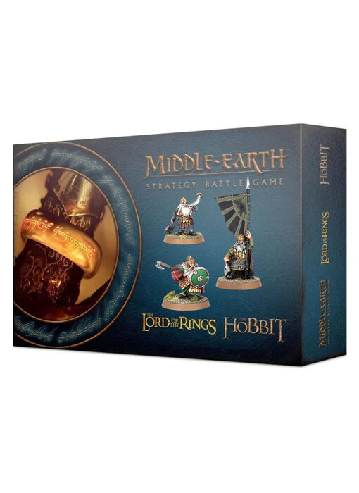 Middle Earth Strategy Battle Game Khazad-Dum Dwarven Commanders (PRE ORDER) (Release June 28)