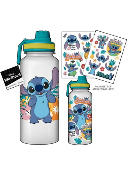 Lilo & Stitch Jumbo Water Bottle & Sticker Set