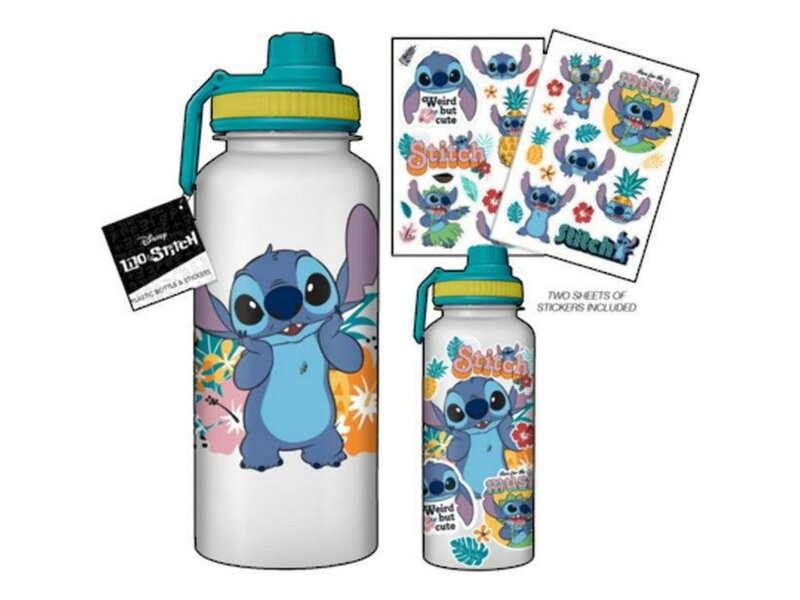 Lilo & Stitch Jumbo Water Bottle & Sticker Set