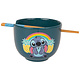 Lilo & Stitch Ramen Bowl & Chopsticks - Pineapple Rainbow