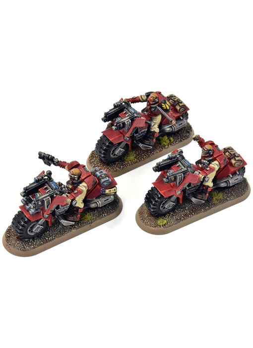 BLOOD ANGELS 3 Scouts Bike #3 PRO PAINTED Warhammer 40K Bikes