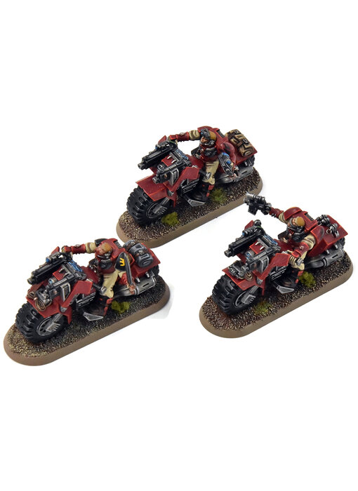 BLOOD ANGELS 3 Scouts Bike #2 PRO PAINTED Warhammer 40K Bikes