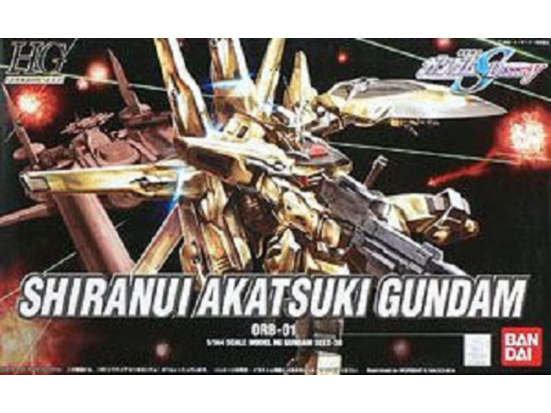 Bandai #38 Shiranui Akatsuki Gundam HG 1/144