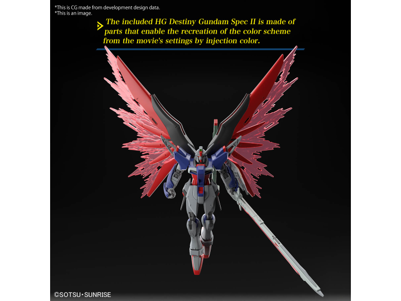 Bandai DESTINY GUNDAM Spec II &ZEUS SILHOUETTE HG 1/144
