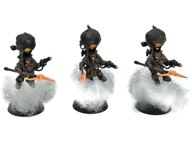 Games Workshop IDONETH DEEPKIN 3 Skywardens #1 WELL PAINTED Warhammer Sigmar