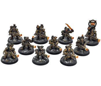 KHARADRON OVERLORDS 10 Arkanaut Company #1 WELL PAINTED Warhammer Sigmar