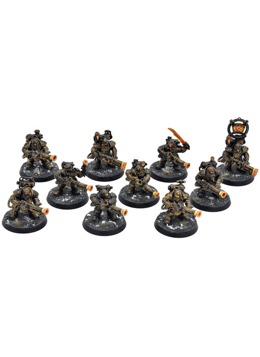 KHARADRON OVERLORDS 10 Arkanaut Company #1 WELL PAINTED Warhammer Sigmar