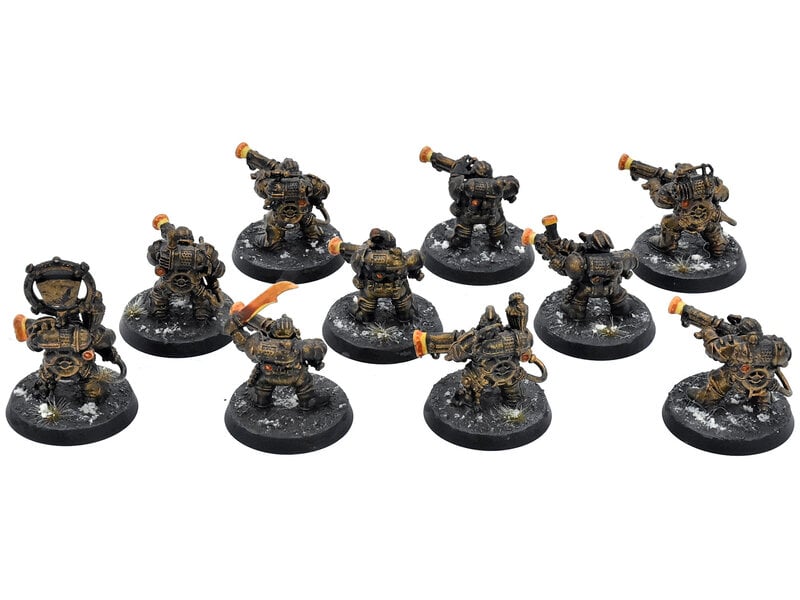 Games Workshop KHARADRON OVERLORDS 10 Arkanaut Company #1 WELL PAINTED Warhammer Sigmar