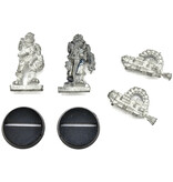 Games Workshop SPACE MARINES 2 Servitors #1 METAL Warhammer 40K Missing Backpacks