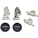 SPACE MARINES 2 Servitors #1 METAL Warhammer 40K Missing Backpacks
