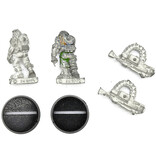 Games Workshop SPACE MARINES 2 Servitors #1 METAL Warhammer 40K Missing Backpacks
