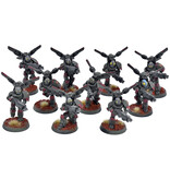Games Workshop TAU EMPIRE 10 Vespid Stingwings #1 WELL PAINTED Warhammer 40K Converted