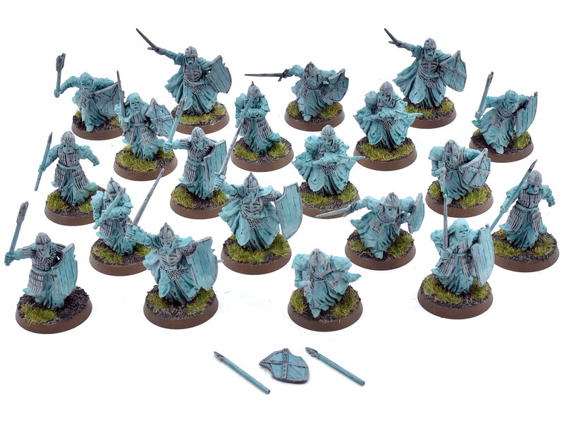 Games Workshop LOTR 20 Warriors Of The Dead #1 Middle Earth Strategy Battle Game