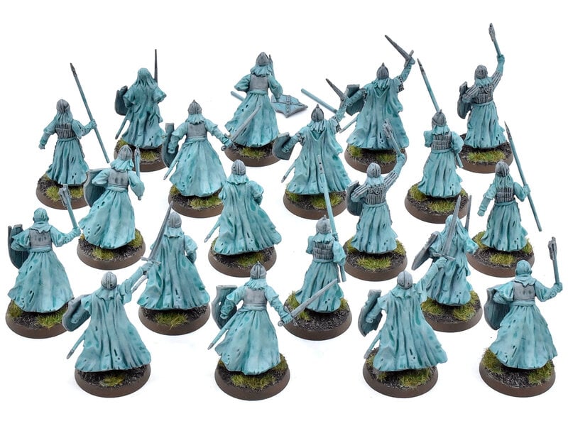 Games Workshop LOTR 20 Warriors Of The Dead #1 Middle Earth Strategy Battle Game