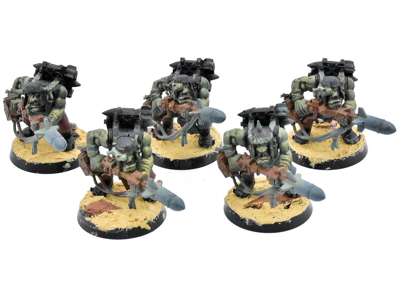 Games Workshop ORKS 5 Tankbustas #1 Warhammer 40K