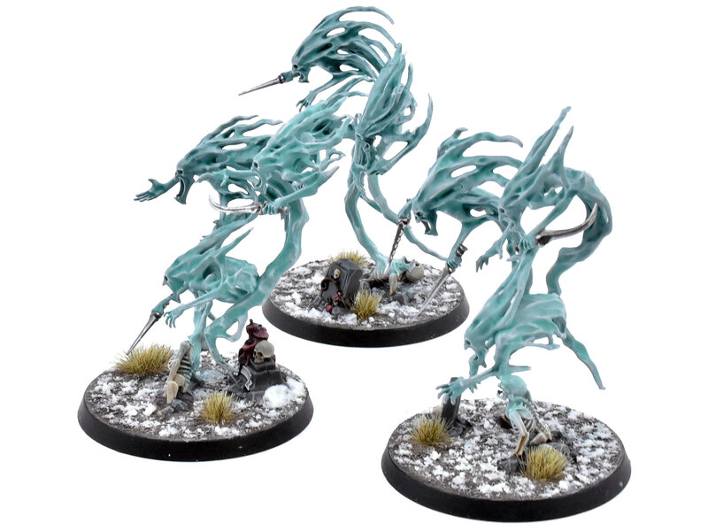 Games Workshop MAGGOTKIN OF NURGLE 3 Spirit Hosts #1 WELL PAINTED Warhammer Sigmar