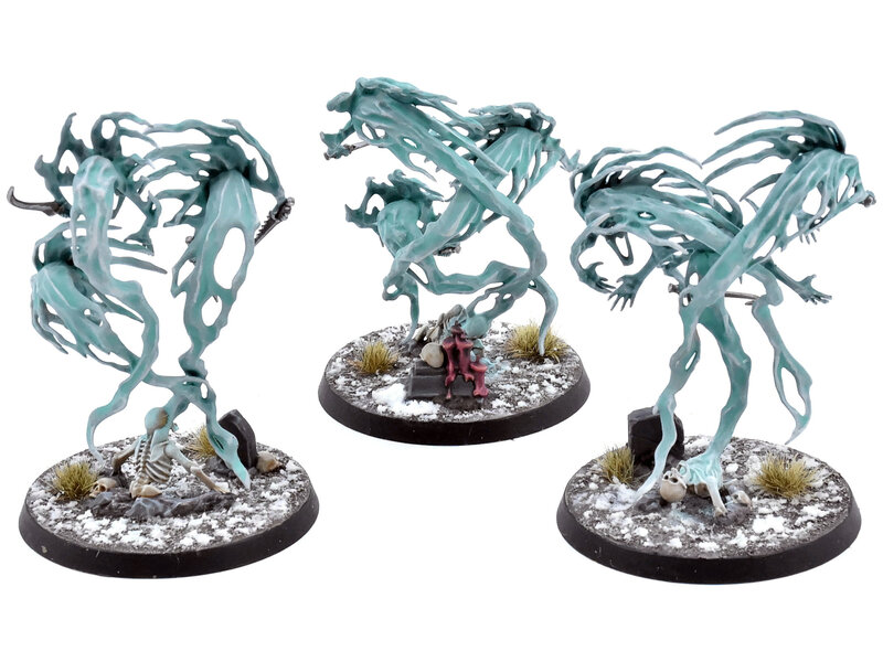 Games Workshop MAGGOTKIN OF NURGLE 3 Spirit Hosts #1 WELL PAINTED Warhammer Sigmar