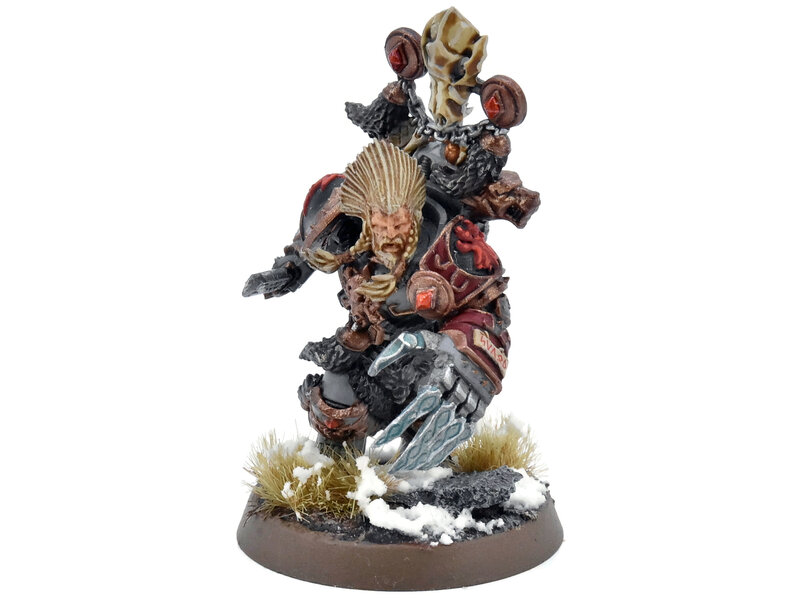 Games Workshop SPACE WOLVES Greigor Fell-Hand #1 WELL PAINTED Warhammer 40K