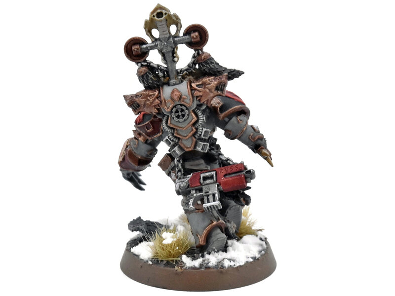 Games Workshop SPACE WOLVES Greigor Fell-Hand #1 WELL PAINTED Warhammer 40K