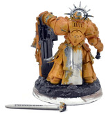 Games Workshop SPACE MARINES Captain With Relic-Shield #1 Warhammer 40K Need repair