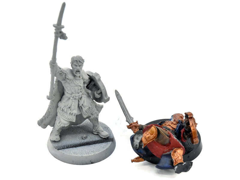 Games Workshop LOTR 2 King Brand & Bard #1 Middle Earth Strategy Battle Game