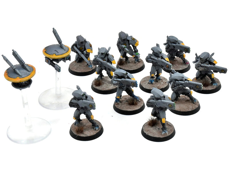 Games Workshop TAU EMPIRE 10 Fire Warriors Breacher Team #1 Warhammer 40K