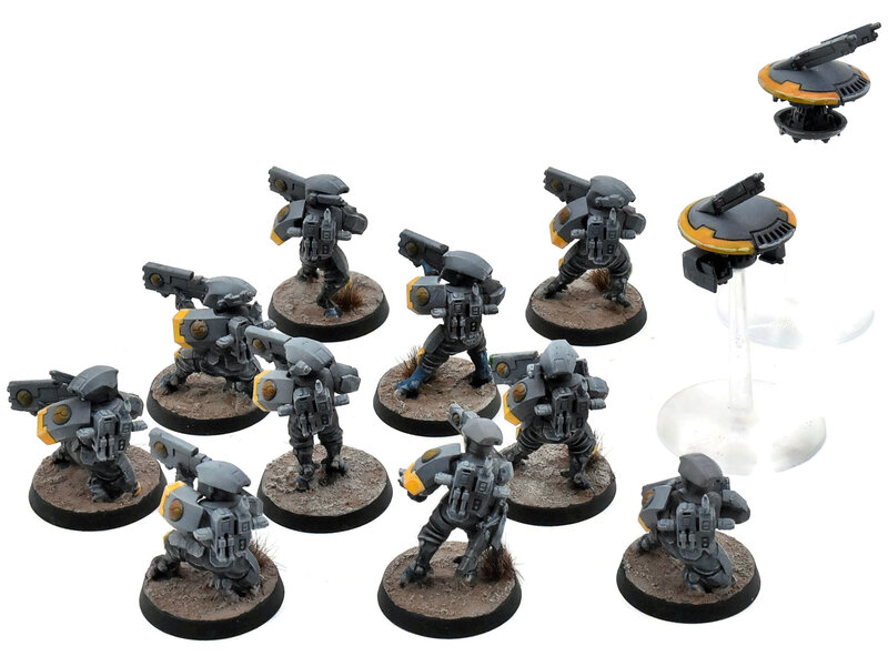 Games Workshop TAU EMPIRE 10 Fire Warriors Breacher Team #1 Warhammer 40K