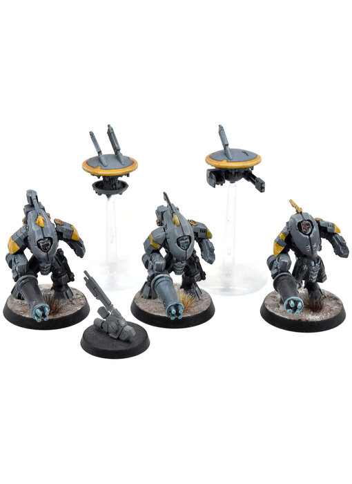 TAU EMPIRE 3 Xv25 Stealth Battlesuits With Drones #2 Warhammer 40K