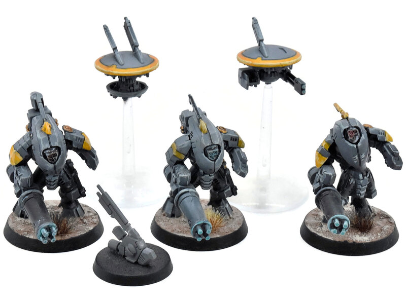 Games Workshop TAU EMPIRE 3 Xv25 Stealth Battlesuits With Drones #2 Warhammer 40K