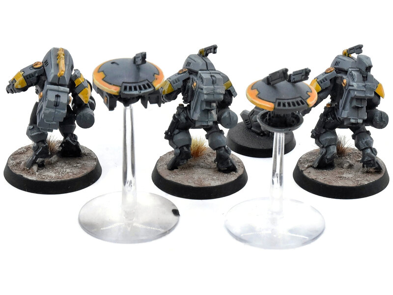 Games Workshop TAU EMPIRE 3 Xv25 Stealth Battlesuits With Drones #2 Warhammer 40K
