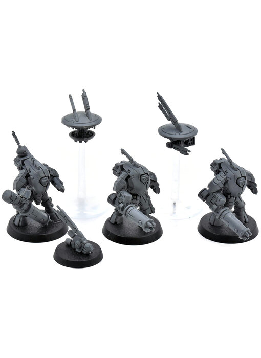 TAU EMPIRE 3 Xv25 Stealth Battlesuits With Drones #1 Warhammer 40K