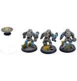 Games Workshop TAU EMPIRE 3 Xv25 Stealth Battlesuits With Drones #1 WELL PAINTED Warhammer 40K