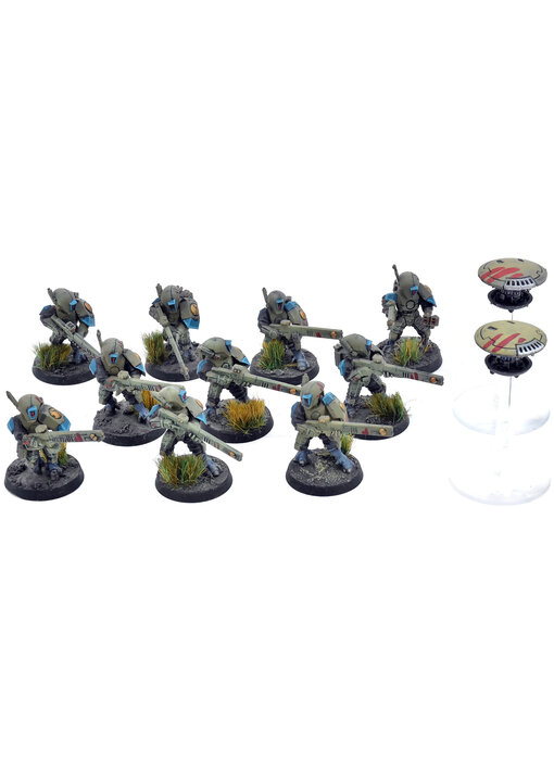TAU EMPIRE 12 Strike Team #1 WELL PAINTED Warhammer 40K
