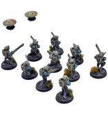 Games Workshop TAU EMPIRE 12 Strike Team #1 WELL PAINTED Warhammer 40K