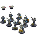 Games Workshop TAU EMPIRE 12 Strike Team #2 WELL PAINTED Warhammer 40K