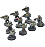 Games Workshop TAU EMPIRE 10 Breacher Team #1 WELL PAINTED Warhammer 40K