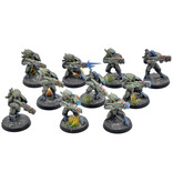 Games Workshop TAU EMPIRE 10 Breacher Team #3 WELL PAINTED Warhammer 40K