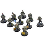 Games Workshop TAU EMPIRE 10 Breacher Team #3 WELL PAINTED Warhammer 40K