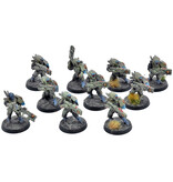 Games Workshop TAU EMPIRE 10 Breacher Team #2 WELL PAINTED Warhammer 40K