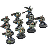 Games Workshop TAU EMPIRE 10 Breacher Team #2 WELL PAINTED Warhammer 40K