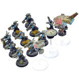 Games Workshop TAU EMPIRE 13 Pathfinder Team With Drones #1 WELL PAINTED Warhammer 40K