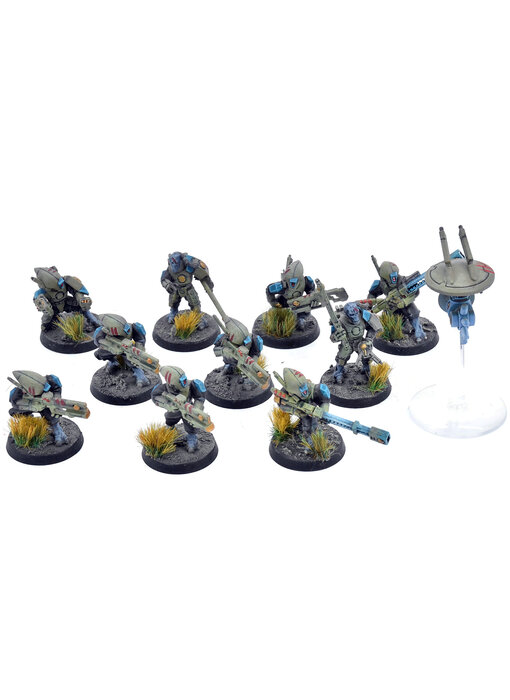 TAU EMPIRE 11 Pathfinder Team With Drones #2 WELL PAINTED Warhammer 40K